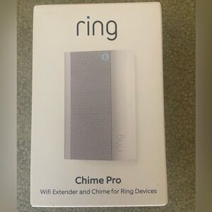 Ring Chime Pro Wi-Fi Extender,Nightlight & Chime for Ring Devices White